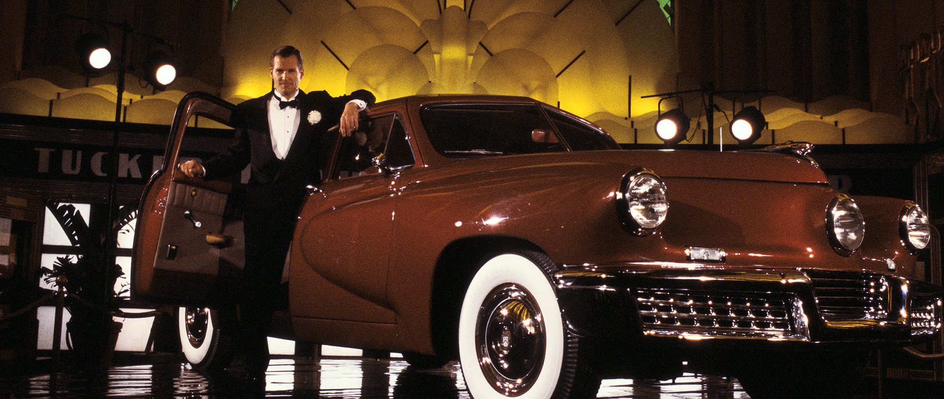 Preston Tucker and his car