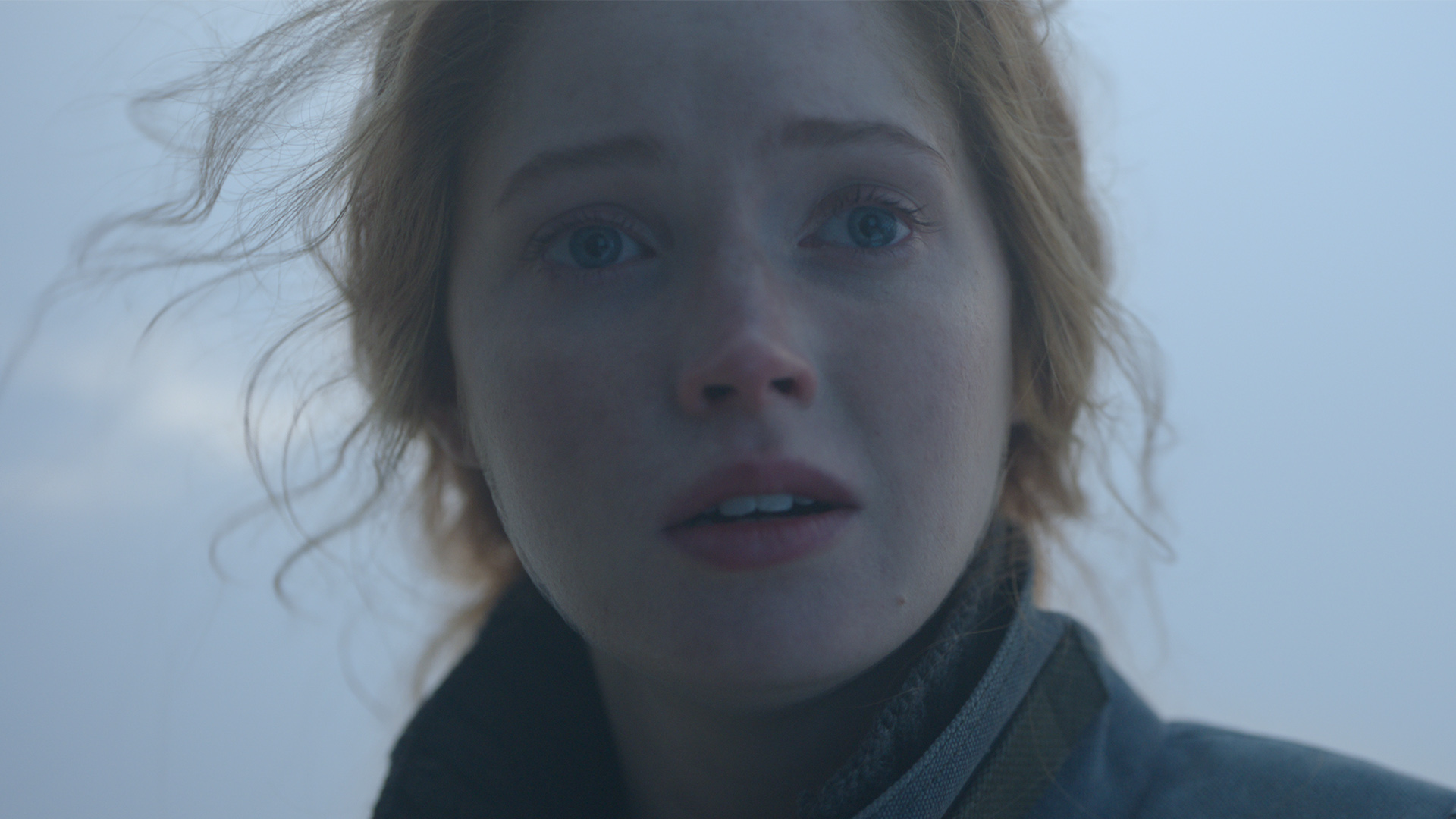 Elora Danan at the edge in "Beyond the Shattered Sea"