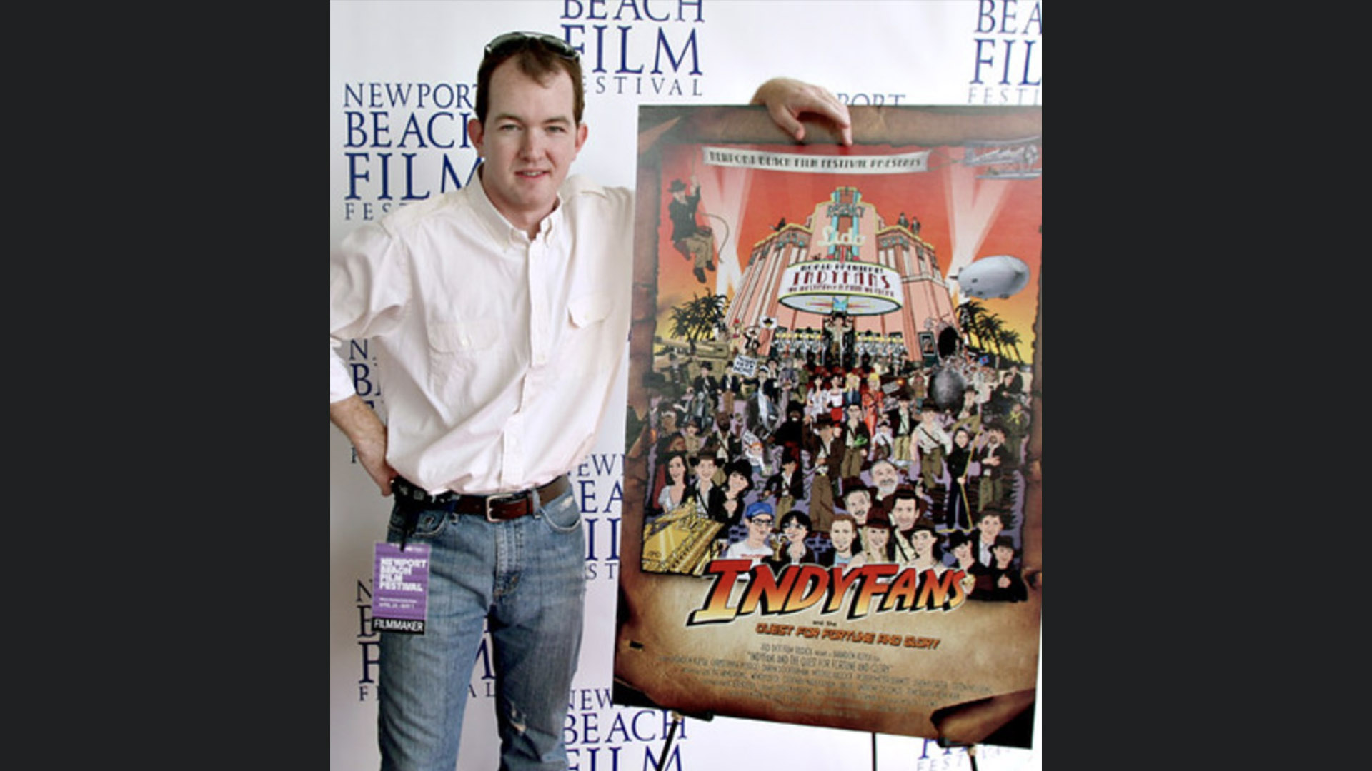 Brandon Kleyla at the Newport Beach Film Festival.