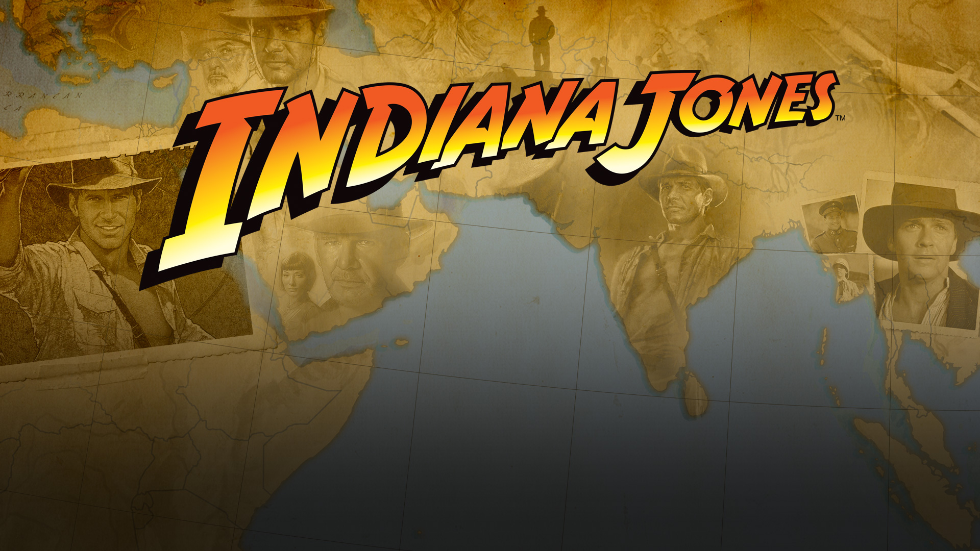 Indiana Jones logo and key art