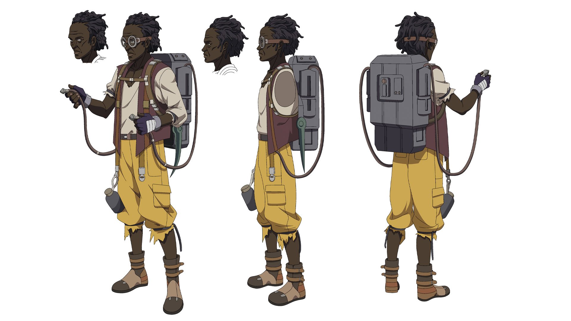 Concept art of the painter from "The Pit"