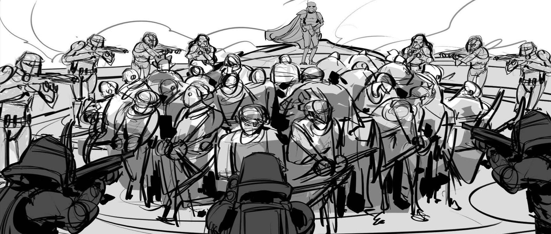 LeAndre Thomas concept art for "The Pit"