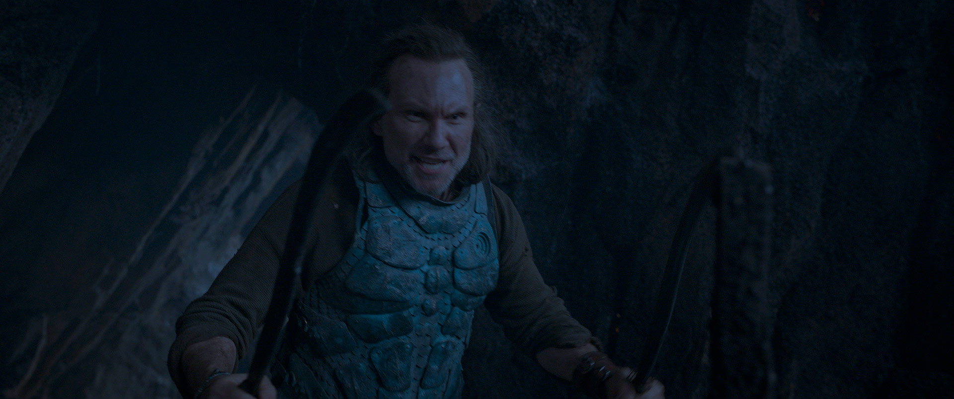 Allagash arrives wearing the Cuirass and they fight the Trolls.
